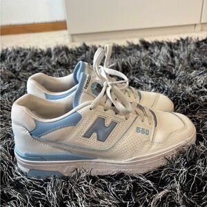 New Balance 550 in white blue haze